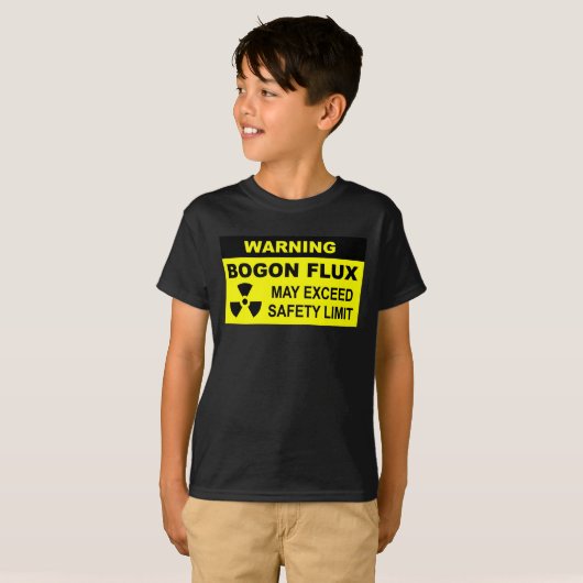 Waarschuwing: Bogon Flux T-shirt (Voorkant volledig)