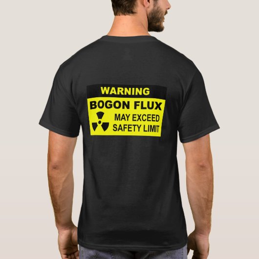 Waarschuwing: Bogon Flux T-shirt (Achterkant)