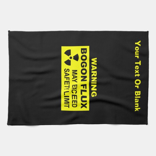 Waarschuwing: Bogon Flux Theedoek (Horizontaal)