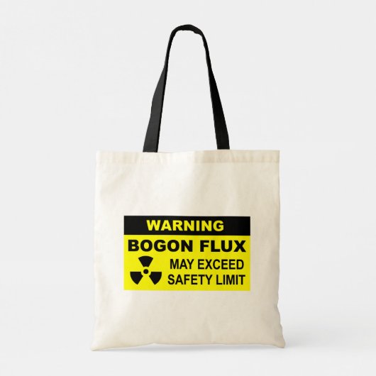 Waarschuwing: Bogon Flux Tote Bag (Achterkant)