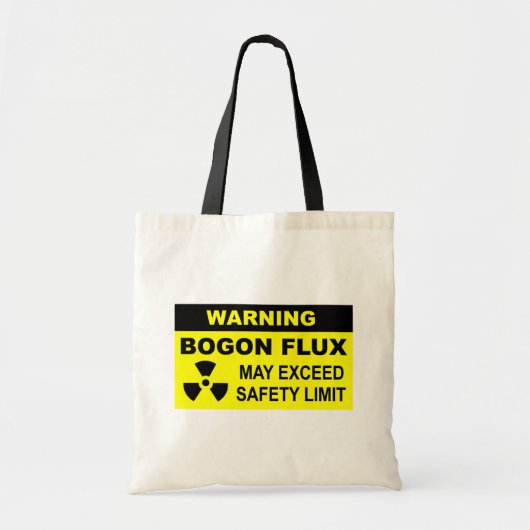 Waarschuwing: Bogon Flux Tote Bag (Voorkant)