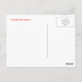 WAARSCHUWING BRIEFKAART (Achterkant)