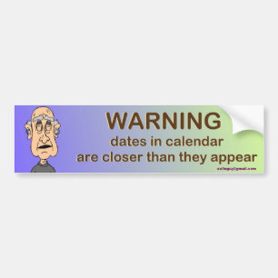 WAARSCHUWING BUMPERSTICKER