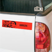 WAARSCHUWING bumpersticker (Op Truck)