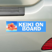 Waarschuwing bumpersticker voor kinderen aan boord (Op auto)