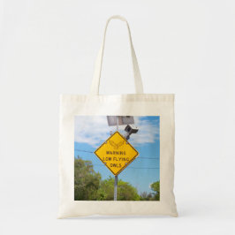 Waarschuwing Canvas tas van gebarenteken voor lage