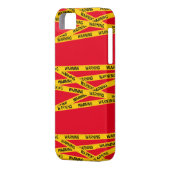 waarschuwing Case-Mate iPhone case (Achterkant Links)