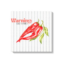 Waarschuwing Chef is Pittige Rode Chilipeper Keuke