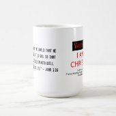 Waarschuwing - Christelijke witte koffie Mok (Center)