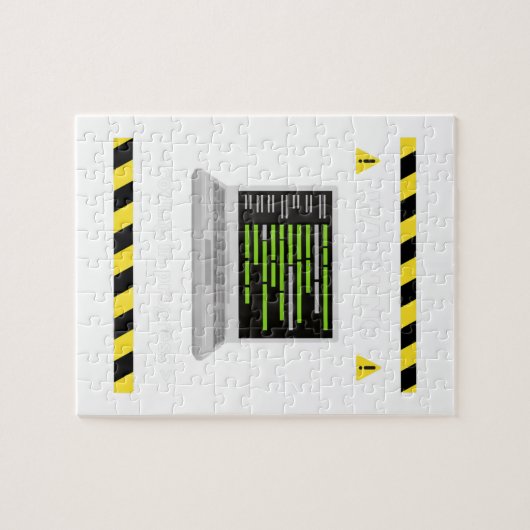 Waarschuwing Codering in uitvoering Computer Progr Legpuzzel (Horizontaal)