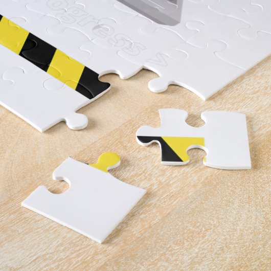 Waarschuwing Codering in uitvoering Computer Progr Legpuzzel (Zijkant)