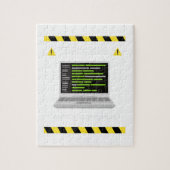 Waarschuwing Codering in uitvoering Computer Progr Legpuzzel (Verticaal)