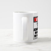 Waarschuwing Computer Systems Administrator Grote Koffiekop (Achterkant)