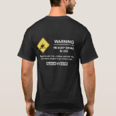 'Waarschuwing' Cook'n Shirt - Sauce (Achterkant)