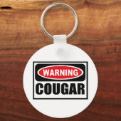 Waarschuwing COUGAR-Sleutelhanger Sleutelhanger (Voorkant)