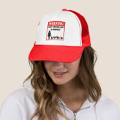 Waarschuwing: Crazy Chicken Lady Trucker Hat Pet (In situ)