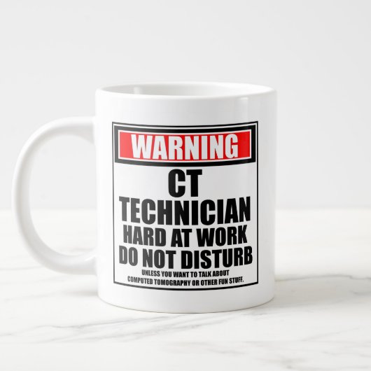 Waarschuwing CT-technicus hard op het werk stoort  Grote Koffiekop (Links)