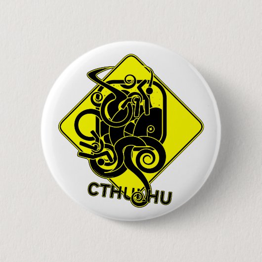 Waarschuwing: Cthulhu Button (Voorkant)