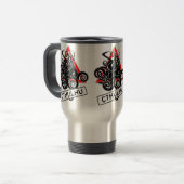Waarschuwing: Cthulhu (UK) - Herbruikbare koffie-M Reisbeker (Voorkant links)