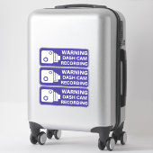 Waarschuwing Dash CAM Opname Voertuig Camera Bevei Sticker (Koffer)