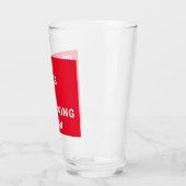 Waarschuwing dat de meisjes weer drink glas (Links)