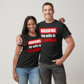Waarschuwing dat mijn vrouw Albanees is T-shirt (Unisex)