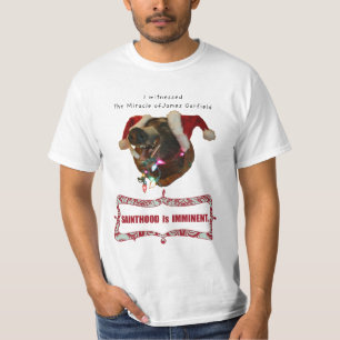 Waarschuwing de paus t-shirt