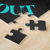 Waarschuwing Deze gymnast staat op het punt om uit Legpuzzel (Zijkant)