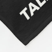 Waarschuwing Deze persoon heeft een vieze geest al Fleece Deken (Hoek)