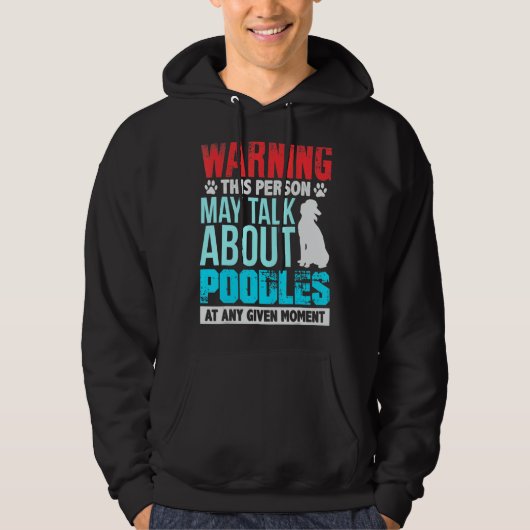 Waarschuwing Deze persoon kan op elk gewenst momen Hoodie (Voorkant)