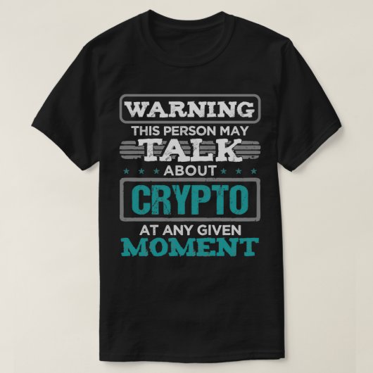 Waarschuwing Deze persoon kan over Crypto Pullover (Design voorkant)
