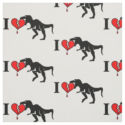 Waarschuwing! dinosaurus eet hart stof (Swatch)