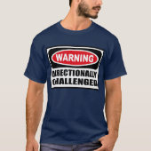 Waarschuwing DIRECT UITGESCHAKELDE Mannen Donkere  T-shirt (Voorkant)