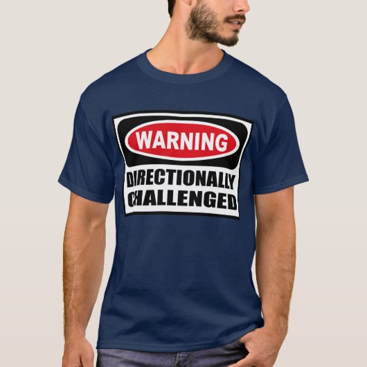 Waarschuwing DIRECT UITGESCHAKELDE Mannen Donkere  T-shirt (Voorkant)