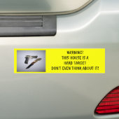 WAARSCHUWING!DIT PARLEMENT IS EEN HARDE DOELDON'.. BUMPERSTICKER (Op auto)