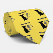 Waarschuwing Dog Stropdas (Opgerold)