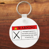 Waarschuwing Drumline Sleutelhanger (Voorkant)