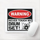 WAARSCHUWING - DRUMS MUISMAT (Met muis)