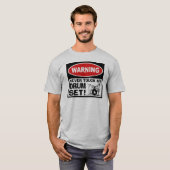 WAARSCHUWING - DRUMS T-SHIRT (Voorkant volledig)
