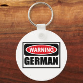 Waarschuwing DUITSE Sleutelhanger (Voorkant)
