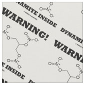 Waarschuwing! Dynamiet in nitroglycerine Molecule Stof (Close Up)