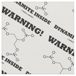 Waarschuwing! Dynamiet in nitroglycerine Molecule Stof