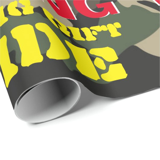 WAARSCHUWING Echt groots cadeaupapier (Rol Hoek)