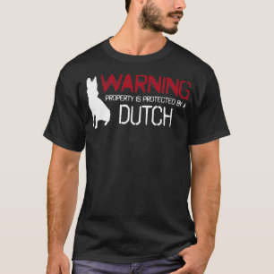 Waarschuwing Eigenschap wordt beschermd door een N T-shirt