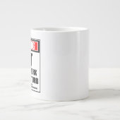 Waarschuwing EMT hard op het werk stoort niet Grote Koffiekop (Voorkant)