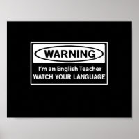 Waarschuwing Engelse leraar