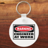 Waarschuwing ENGINEER OP HET Sleutelhanger (Voorkant)