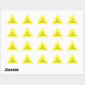 Waarschuwing Ernstige allergieën Sticker (Vel)