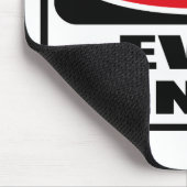 Waarschuwing EVIL GENIUS Mousepad Muismat (Hoek)