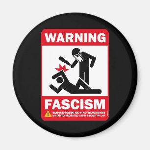 Waarschuwing: fascisme magneet